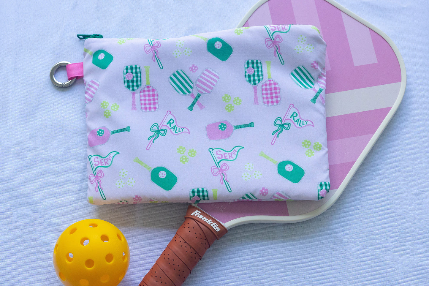 Large Zip - Tartan South x Liesel Anne Studios Pickleball Collaboration