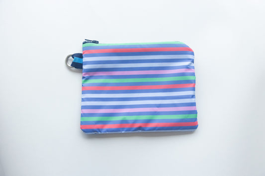 Large Zip - Summer Stripes