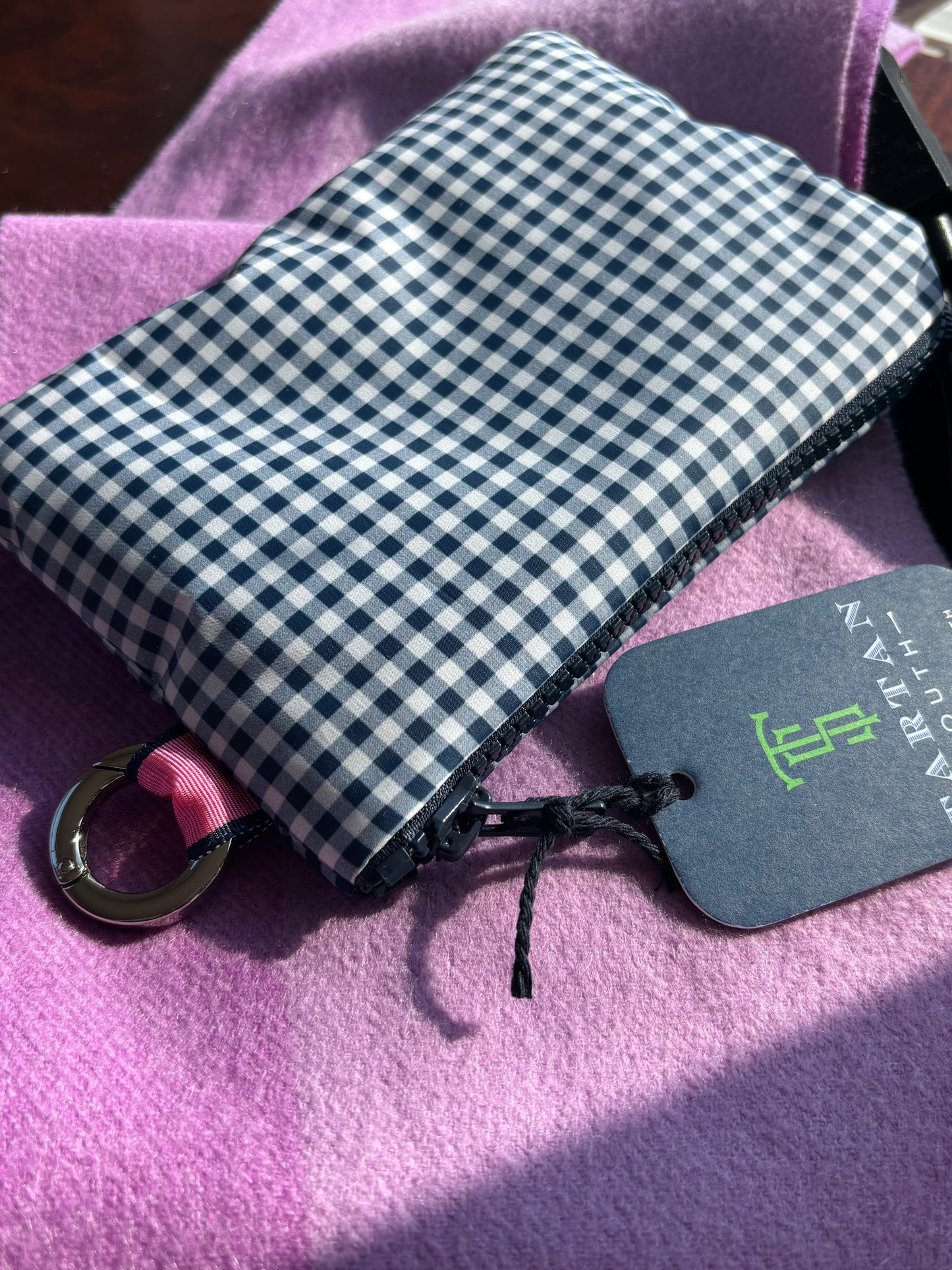 Navy Gingham