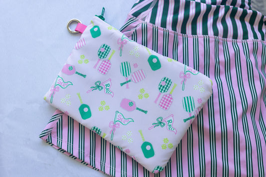 Large Zip - Tartan South x Liesel Anne Studios Pickleball Collaboration