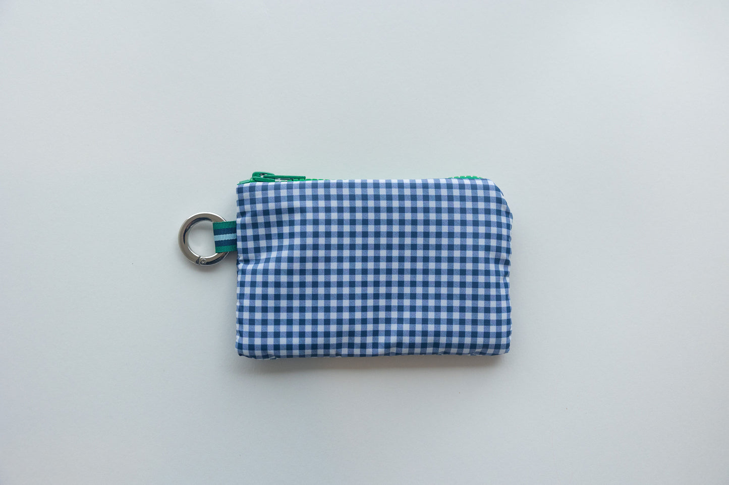Mini Zip - Navy Gingham
