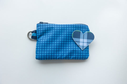 Medium Zip - Summer Blue