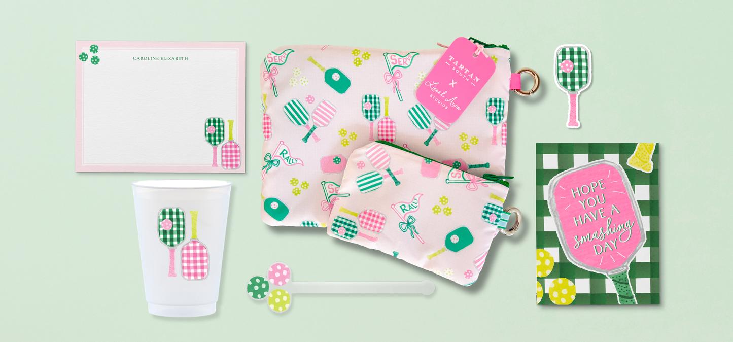Mini Zip - Tartan South x Liesel Anne Studios Pickleball Collaboration